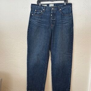 Universal Thread 100% Cotton Mid Rise 90s Baggy denim Blue Jeans 12